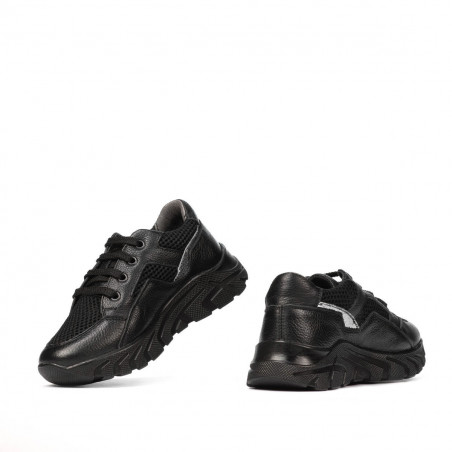 Kinderschuhe 2007 schwarz kombiniert