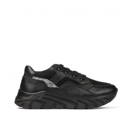 Kinderschuhe 2007 schwarz kombiniert