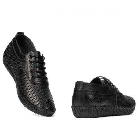 Damenmokassins 6034 schwarz
