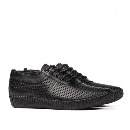 Damenmokassins 6034 schwarz