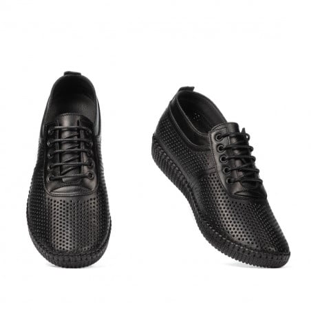 Damenmokassins 6034 schwarz