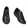 Damenmokassins 6034 schwarz