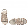 Damensandalen 5077 Perlmuttrosa