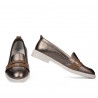 Damen Casual/Schick Schuhe 6037 kombiniert in Kupferfarbe