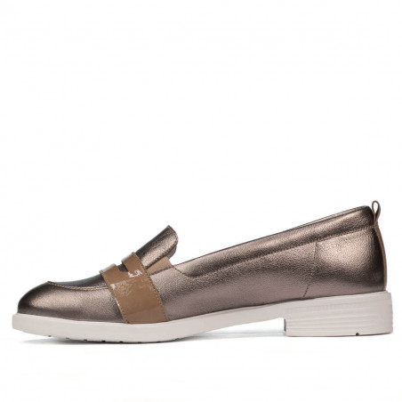 Damen Casual/Schick Schuhe 6037 kombiniert in Kupferfarbe