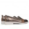 Damen Casual/Schick Schuhe 6037 kombiniert in Kupferfarbe
