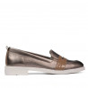 Damen Casual/Schick Schuhe 6037 kombiniert in Kupferfarbe