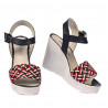 Damensandalen 5080-1 in kombiniertem Indigo