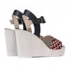 Damensandalen 5080-1 in kombiniertem Indigo
