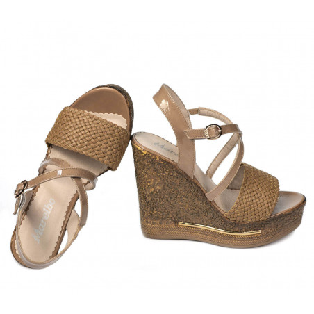 Damensandalen 5079 Cappuccino