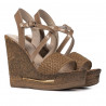 Damensandalen 5079 Cappuccino