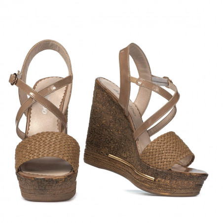 Damensandalen 5079 Cappuccino