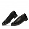 Damen-Ballerinas 6036 schwarz kombiniert