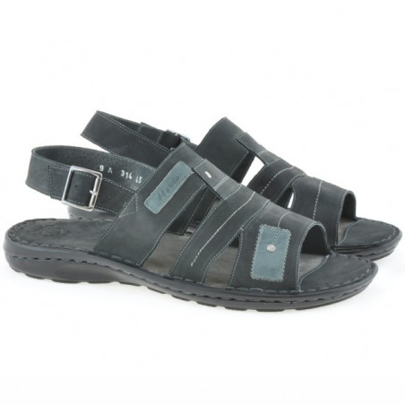 Herrensandalen (große Größen) 314m Tuxon Schwarz