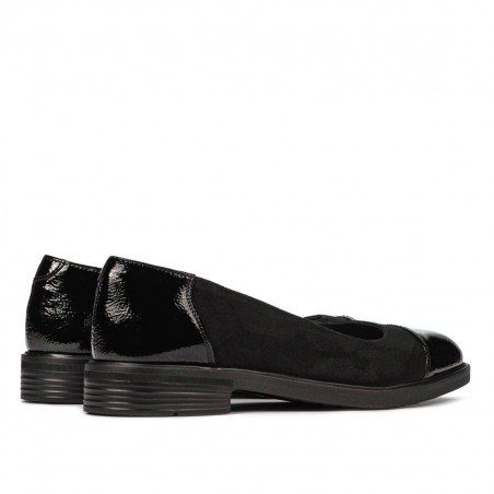 Damen-Ballerinas 6036 schwarz kombiniert