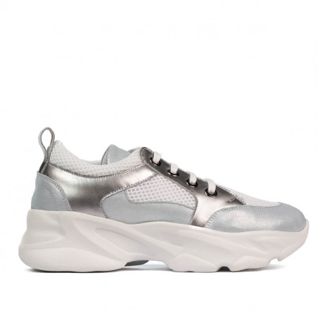 Damen Sportschuhe 6038 in Blau-Perlmutt-Kombination