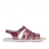 Damen Sandalen 5077-1 lila Perlmutt