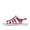 Damen Sandalen 5077-1 lila Perlmutt