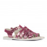 Damen Sandalen 5077-1 lila Perlmutt