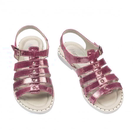 Damen Sandalen 5077-1 lila Perlmutt