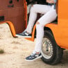 Herrensportschuhe 928 Indigo kombiniert