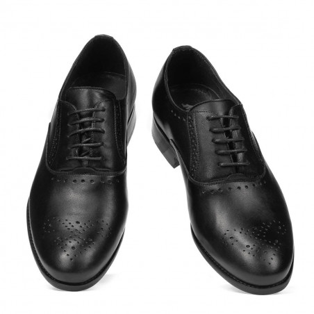 Elegante Herrenschuhe 932 Schwarz