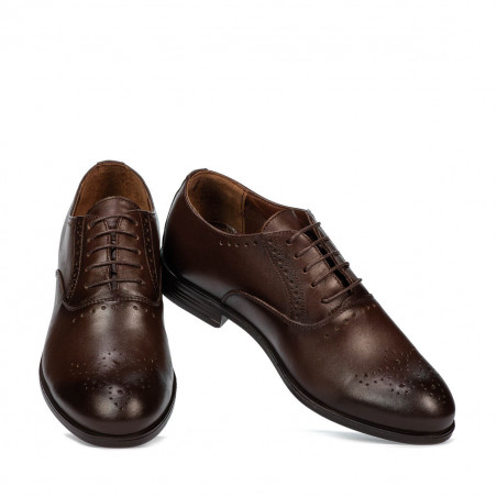 Elegante Schuhe für Jugendliche 380 in Kaffee