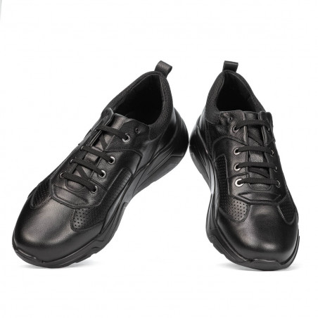 Herrensportschuhe 931m schwarz