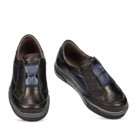 Kleinkinderschuhe 70-1c schwarz kombiniert