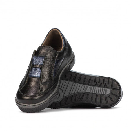 Kleinkinderschuhe 70-1c schwarz kombiniert