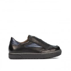 Kleinkinderschuhe 70-1c schwarz kombiniert