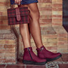 Damenstiefeletten 3342 Bufo Bordeaux