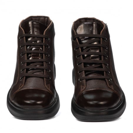 Herrenstiefel 4125 Kaffee kombiniert
