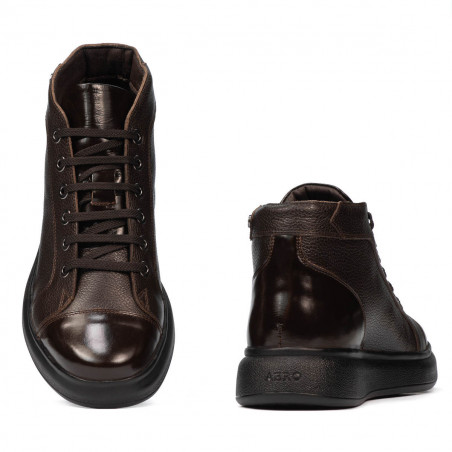 Herrenstiefel 4125 Kaffee kombiniert