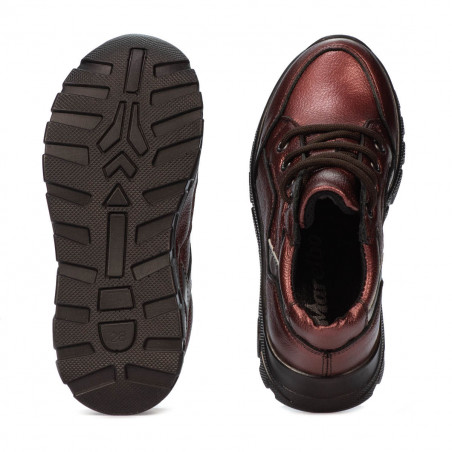 Kleinkinderschuhe 72c bordeaux perlglanz