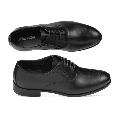 Elegante Herrenschuhe 932m schwarz
