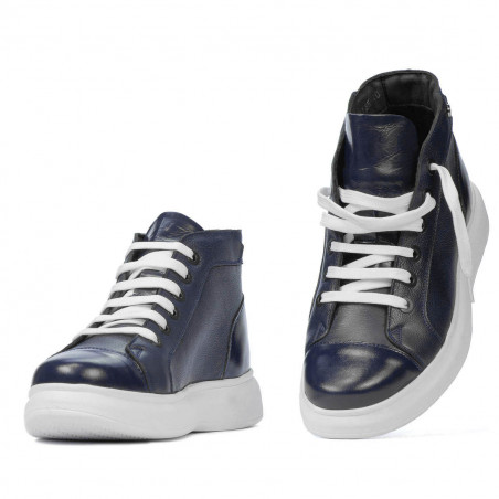 Herrenstiefel 4125 kombiniert indigo