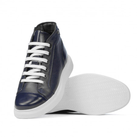 Herrenstiefel 4125 kombiniert indigo
