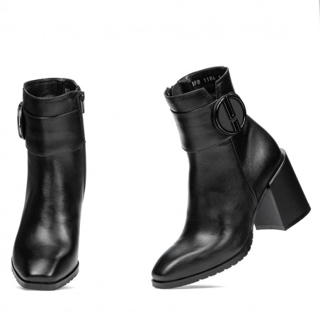 Damenstiefel 1184 schwarz