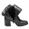 Damenstiefel 1184 schwarz