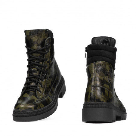 Damenstiefel 3362 khaki Camouflage