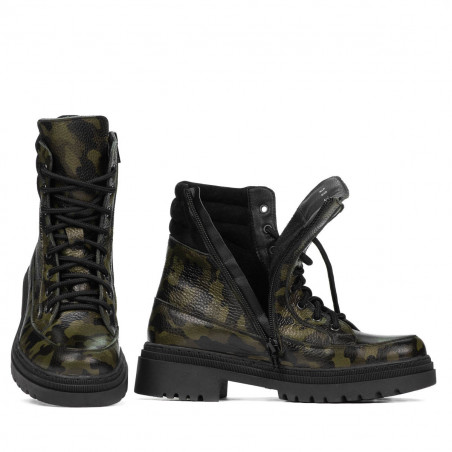 Damenstiefel 3362 khaki Camouflage