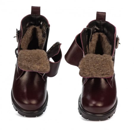 Kleine Kinderschuhe 106c Bordeaux