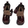 Kleine Kinderschuhe 106c Bordeaux