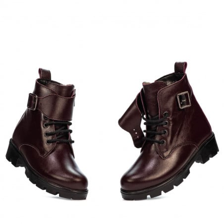 Kleine Kinderschuhe 106c Bordeaux