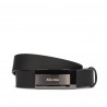 Herren Gürtel 52b schwarz