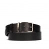 Herren Gürtel 54b zweifarbig biz schwarz+braun