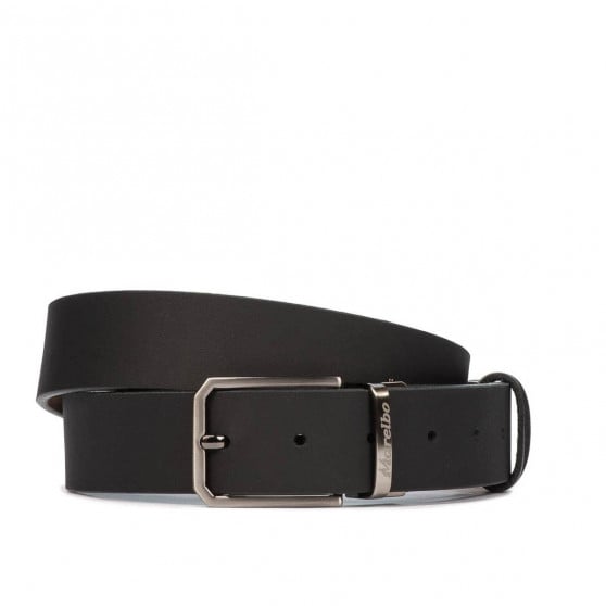 Herrengürtel 54b zweifarbig schwarz+braun Herrengürtel 54b zweifarbig schwarz+braun
