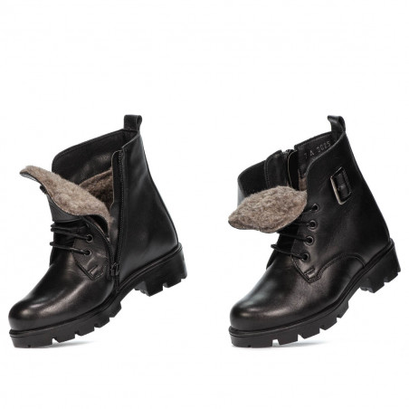 Kinderstiefel 3025 schwarz