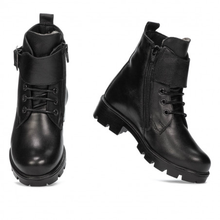 Kinderstiefel 3025 schwarz